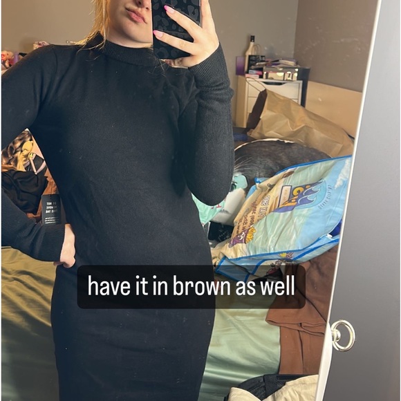 Express Dresses & Skirts - express sweater turtleneck dress